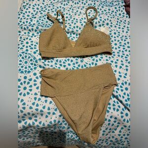 Brand new Aerie bikini with tags and hygienic padding still attached!